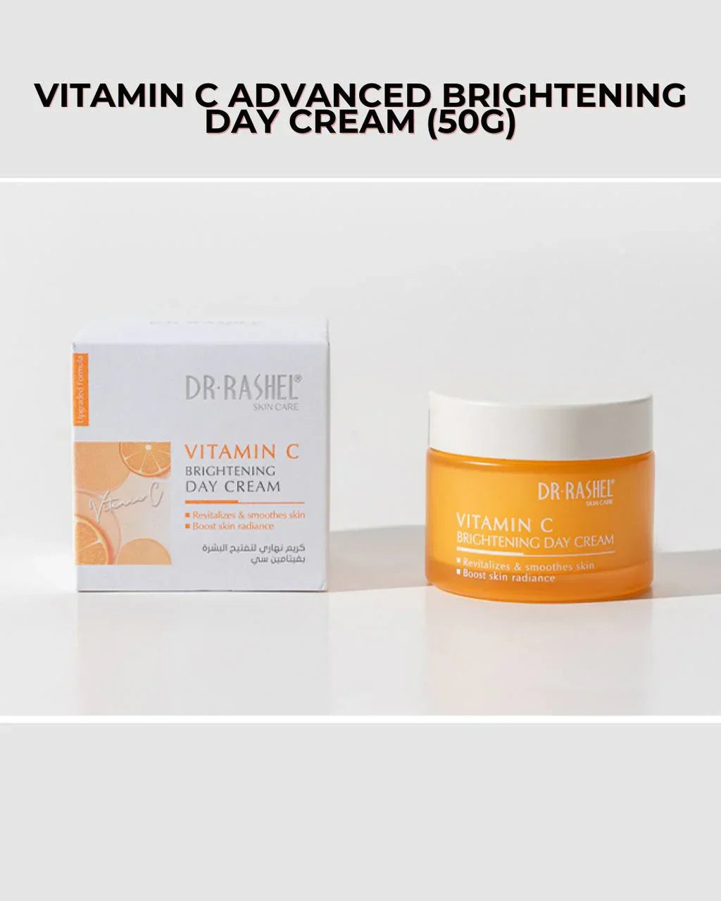 Dr. Rashel Vitamin C Brightening Anti-Aging Day Cream 50g 1+1  Gratis