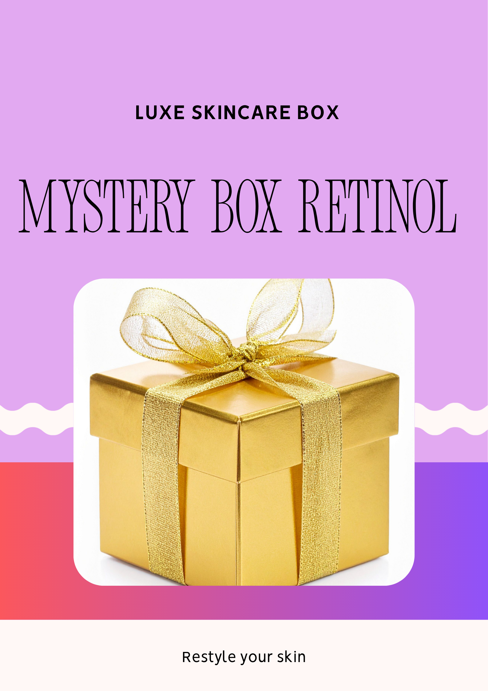 Mystery skincare box Retinol