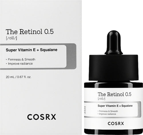 COSRX The Retinol 0.5 Oil 20ml koreaanse skincare 1+1 Gratis